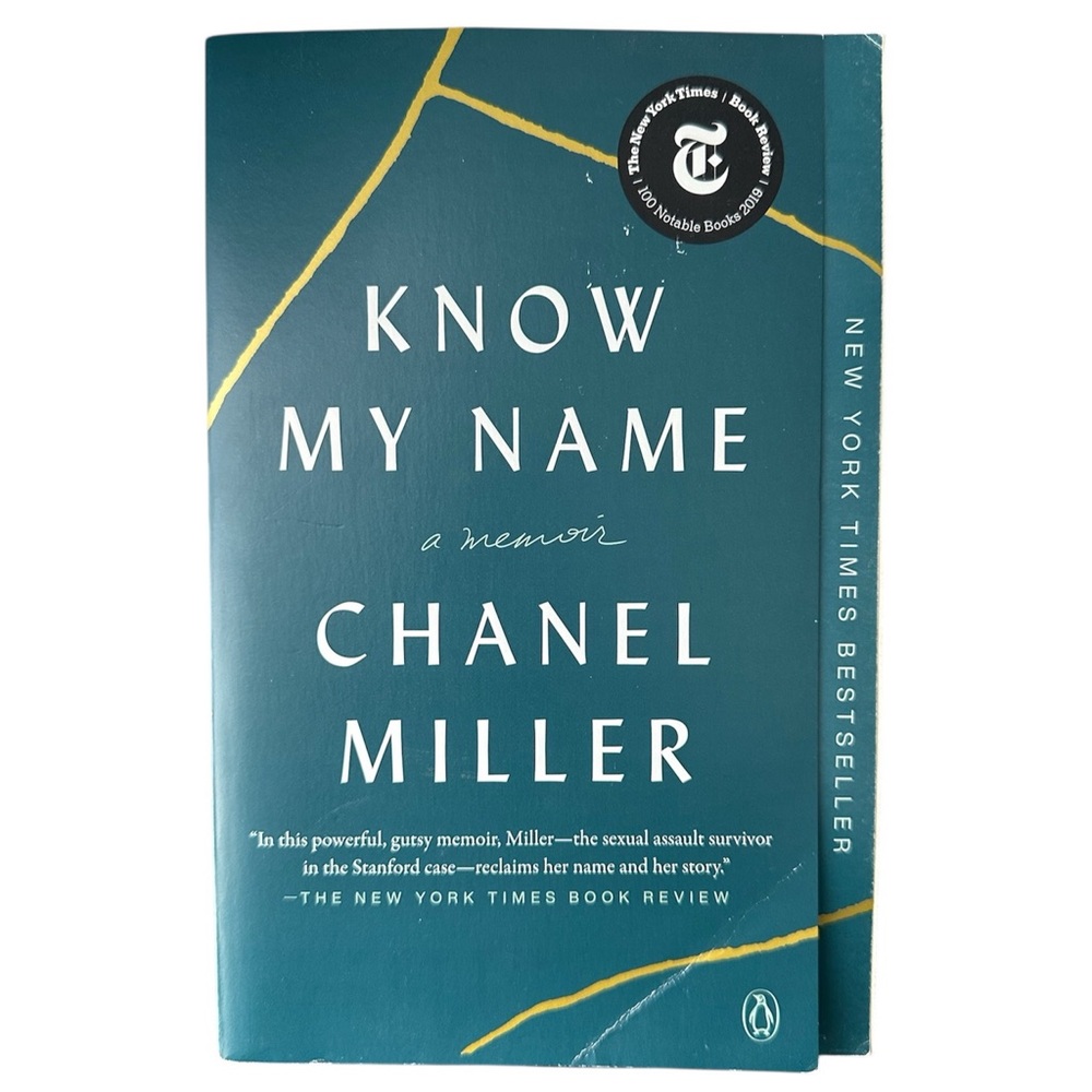 Know My Name by Chanel Miller Memoir Autobiography Paperback Book